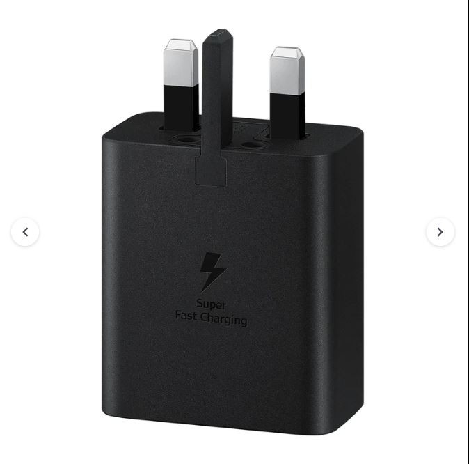 شارژر موبایل 45 وات سامسونگ مدل USB-C همراه با کابل اصلی