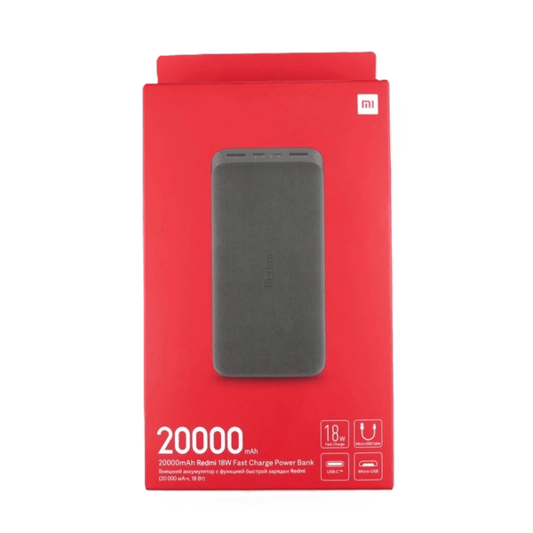 پاوربانک 18 وات شیائومی مدل Redmi PB200LZM ظرفیت 20000 میلی آمپر ساعت