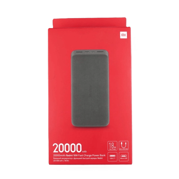پاوربانک 18 وات شیائومی مدل Redmi PB200LZM ظرفیت 20000 میلی آمپر ساعت