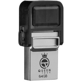 فلش مموری کویین تک مدل آلفا USB 3.2 Dual Type-C ظرفیت 64 گیگابایت
