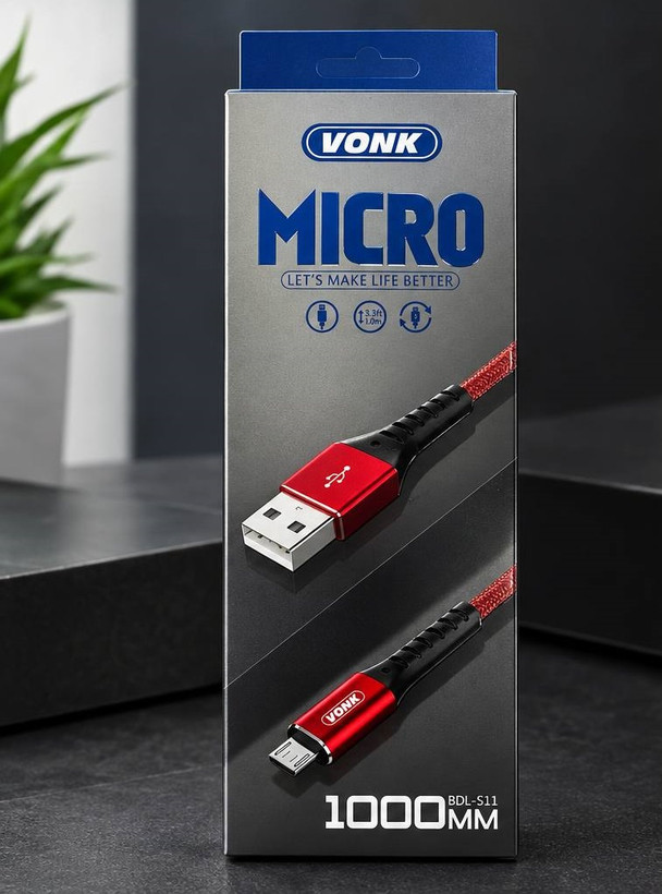 کابل شارژر میکرو VONK BDL-S11